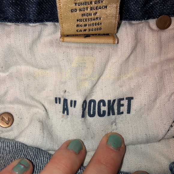 WOMENS 7 FOR ALL MANKIND JEANS SIZE 30 A Pocket - Picture 8 of 8